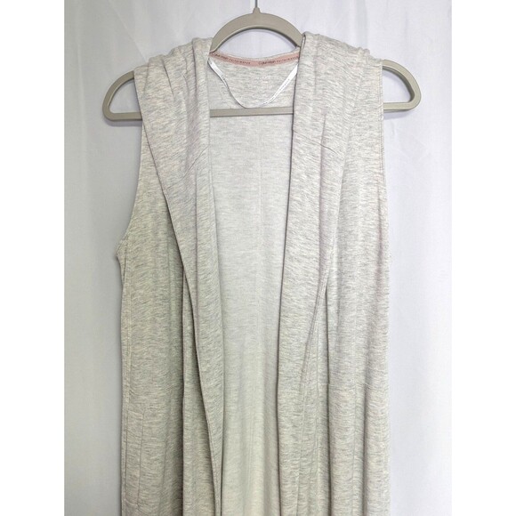 Calvin Klein Performance Stretch Open Knit Sweater Sleeveless Duster Long Vest S - Picture 2 of 12